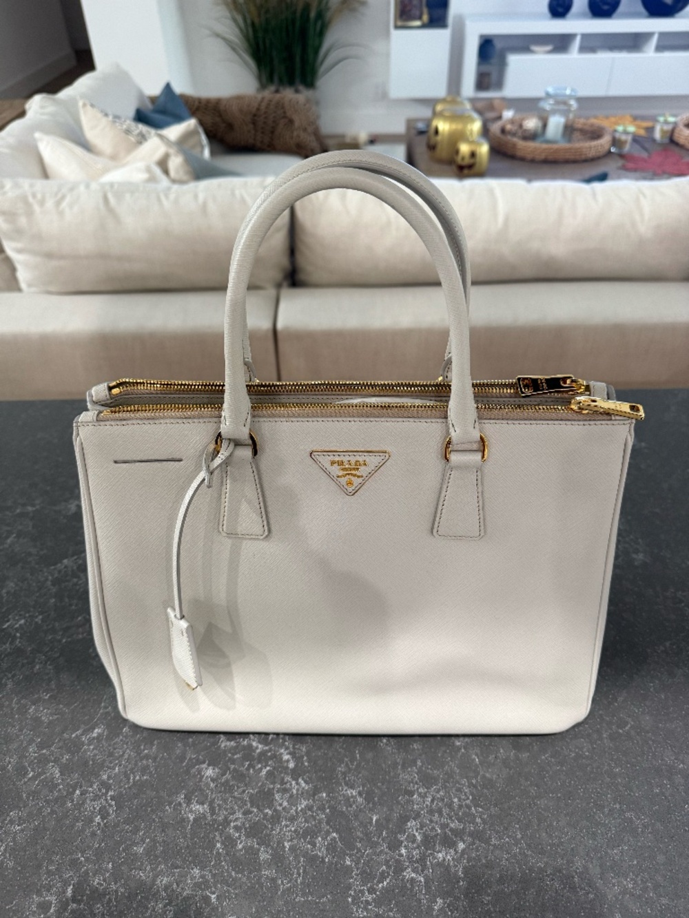 Prada B2756T Saffiano Leather Handbag